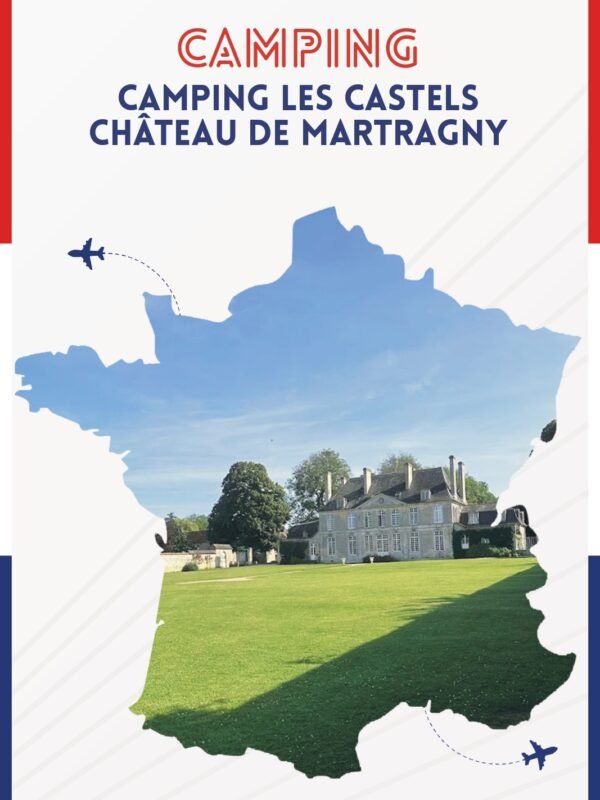 Camping : Camping Les Castels Château de Martragny